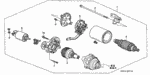 31204P8AA01 - Engine: GEAR ASSY. for Honda Image