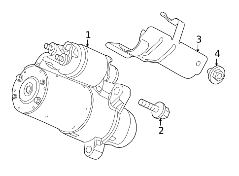 Starter for 2015 GMC Terrain #0