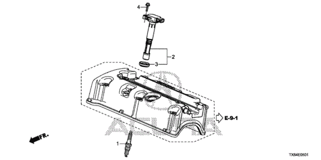 Plug Hole Coil - Plug (2.4L) (1) for 2014 Acura ILX #0