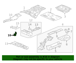 2023-2026 Honda Evaporative Emissions System Line Bracket 65514-TYA ...