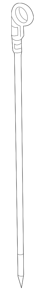 4E115611AC - Engine: Dipstick for Volkswagen: Golf, Golf SportWagen, Jetta Image