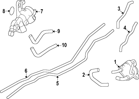Trans Oil Cooler for 2025 Toyota Land Cruiser #0