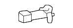 721250R010 - Body: Seat Adjuster Rear Cover for Toyota Image
