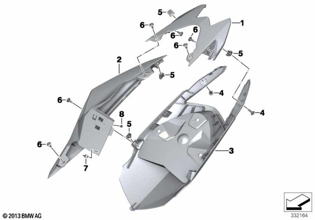 46628533890 - : Cover, Rear Light for BMW-Motorrad Image