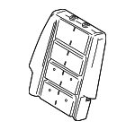 5F9Z7466800AA - Body: Seat Back Pad for Ford: Freestyle, Taurus X Image