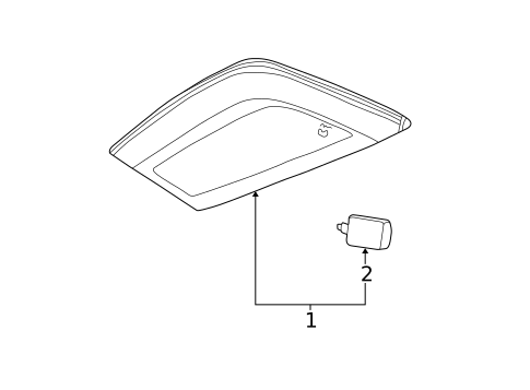 Glass & Hardware for 2005 Buick Rendezvous #0