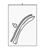 7726054L005PK - : 2010-2013 Suzuki SX4 - Wheel Opening Molding for Suzuki: SX4 Image