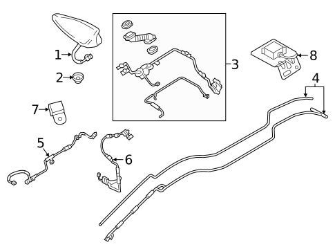 Antenna & Radio for 2021 Mazda CX-3 #0