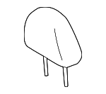 864009KF1B - Body: Headrest for Nissan: Versa Image