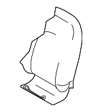 876709KN0A - : Seat Back Cover for Nissan: Versa Image