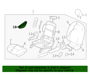 87750-9KN1C - Armrest Official Nissan Parts Store