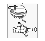 472010E040 - : Master Cylinder for Lexus Image
