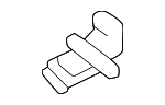 57242SJ000 - Body: Support Rod Holder for Subaru Image