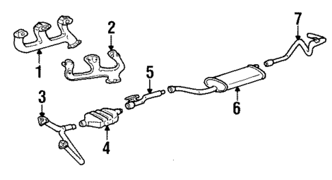 Exhaust Manifold for 1994 Chevrolet C1500 #0