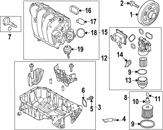 263A02J400 - : Filter Assembly for Hyundai Image