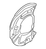 34106895051 - : Splash Shield for BMW: X5, X6 Image