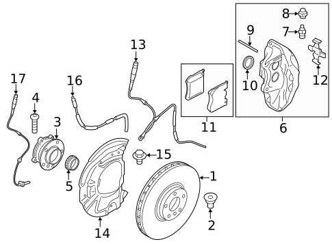 Front Brakes for 2015 BMW X5 #3