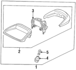 34270SV4A01ZA - Electrical: Stop Lamp Assembly for Honda: Accord Image