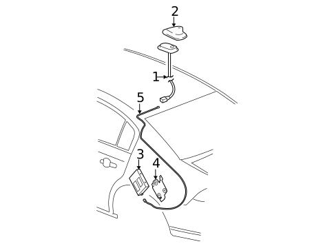Antenna & Radio for 2009 Buick Lucerne #0