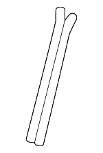 82554BE000 - Body: Rear Channel for Hyundai: Kona, Kona Electric Image