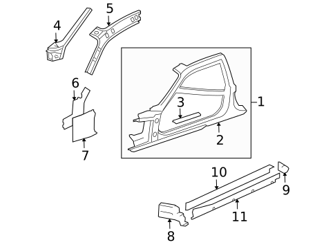 Uniside for 2004 Jaguar XK8 #1