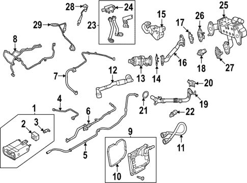 EGR System for 2020 Lincoln Corsair #0