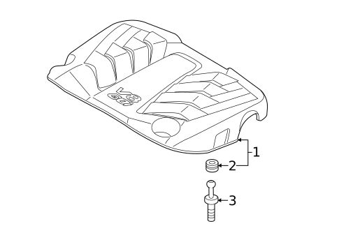 Engine Appearance Cover for 2012 Hyundai Genesis #0