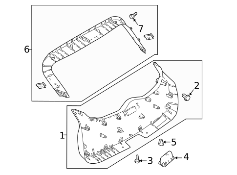 Interior Trim for 2021 Nissan Qashqai #0