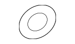 9A757374903 - HVAC: A/C Refrigerant Line O-Ring for Porsche Image