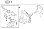 3Q1614019F - : Brake Master Cylinder for Audi Image