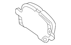 85127895 - Brakes: Front Disc Brake Pad Kit with Springs for Buick: LaCrosse, Regal Sportback, Regal TourX | Chevrolet: Malibu Image