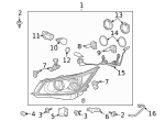 11570498 - Electrical: Headlamp Assembly Bolt for GM Image