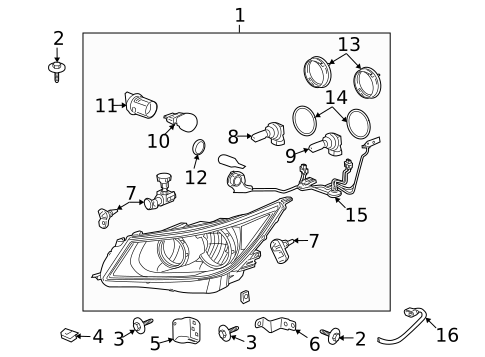 Bulbs - Chassis for 2011 Buick LaCrosse #0
