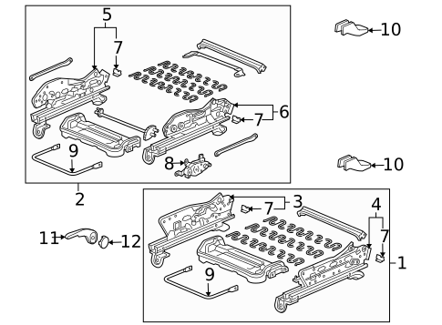 Tracks & Components for 2003 Honda Accord #3