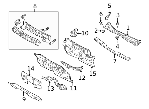 Cowl for 2008 Mercury Milan #0