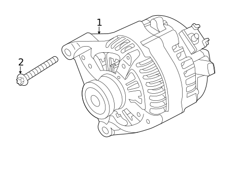 Alternator for 2016 BMW X3 #1