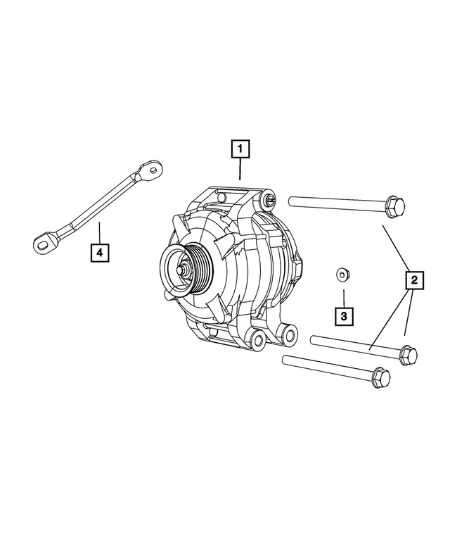 6502720 - Electrical: Hex Flange Lock Nut for Mopar Image image