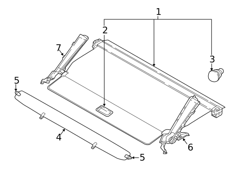Interior Trim - Rear Body for 2019 Volvo XC60 #1
