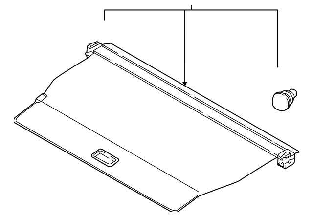 2018-2025 Volvo XC60 Luggage Cover 32205899 | OEM Parts Online