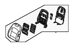 88400G5501AY2 - Body: Seat Back Assembly for Kia: Niro, Niro EV Image