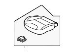 88200G5571DPS - Body: Cushion Assembly for Kia: Niro, Niro EV Image