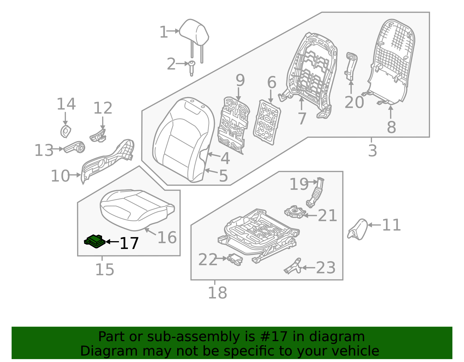 88952-G5500 - Occupant Sensor 2017-2022 Kia | Kia.Parts Store