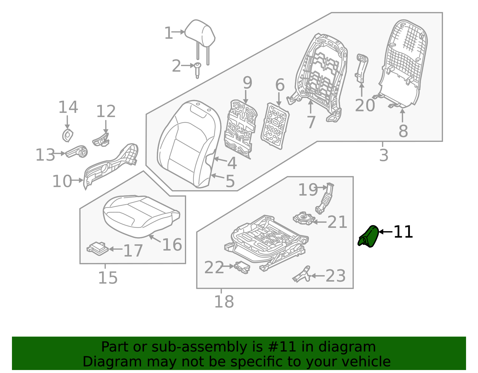 2017-2022 Kia Side Shield 88275-G5000WK | OEM Parts Online