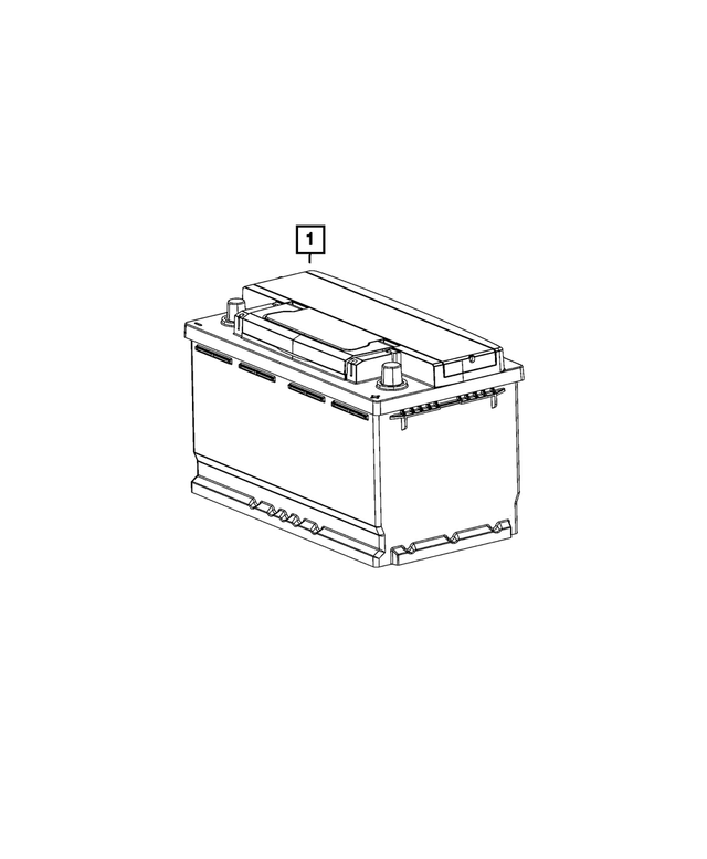 « BA94R765AB – Electrical : Ensemble De Rangement Batterie, Canada pour Mopar Image »