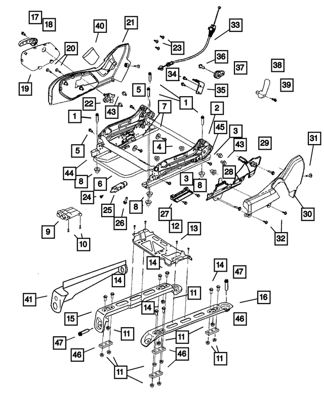 UZ281D5AB - Interior Trim: Recliner Handle for Mopar Image