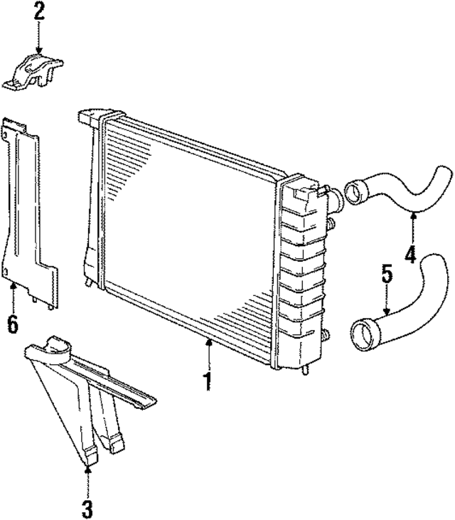 17111178449 - Cooling System: Radiator Support for BMW Image