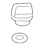 1218021021 - Engine: Filler Cap for Scion: xA, xB | Toyota: Avalon, Celica, Corolla, Echo, Matrix, MR2 Spyder, Prius, RAV4, Tacoma, Yaris Image