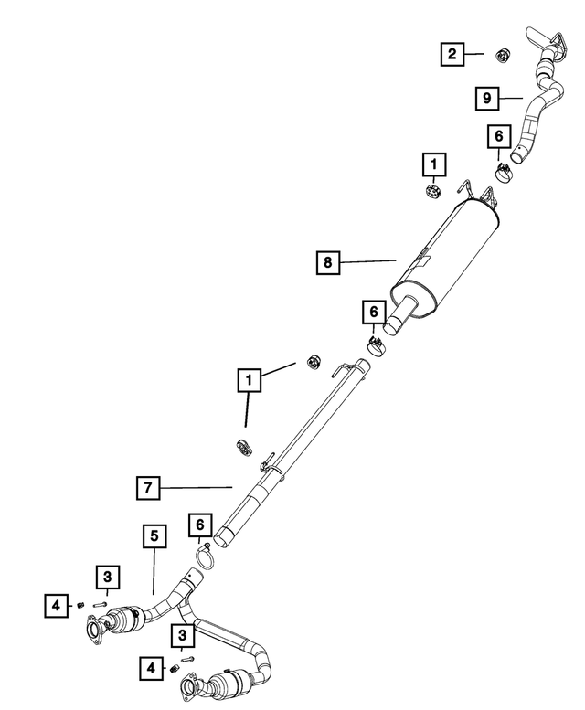 52122651AF - Exhaust: Exhaust Support Isolator for Mopar Image image