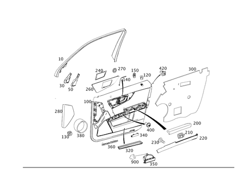 Door Trim for 2015 Mercedes-Benz GLK250 #0