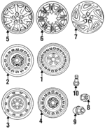 4764967AB - Suspension: Wheel, Steel for Mopar Image